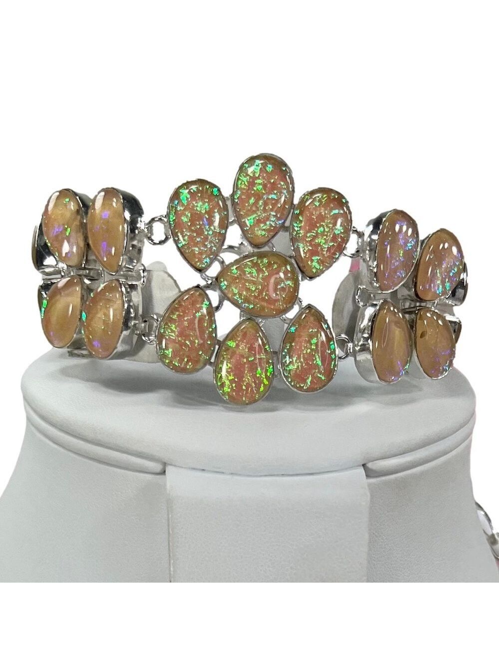 Triplet Opal 925 Large Bracelet Only